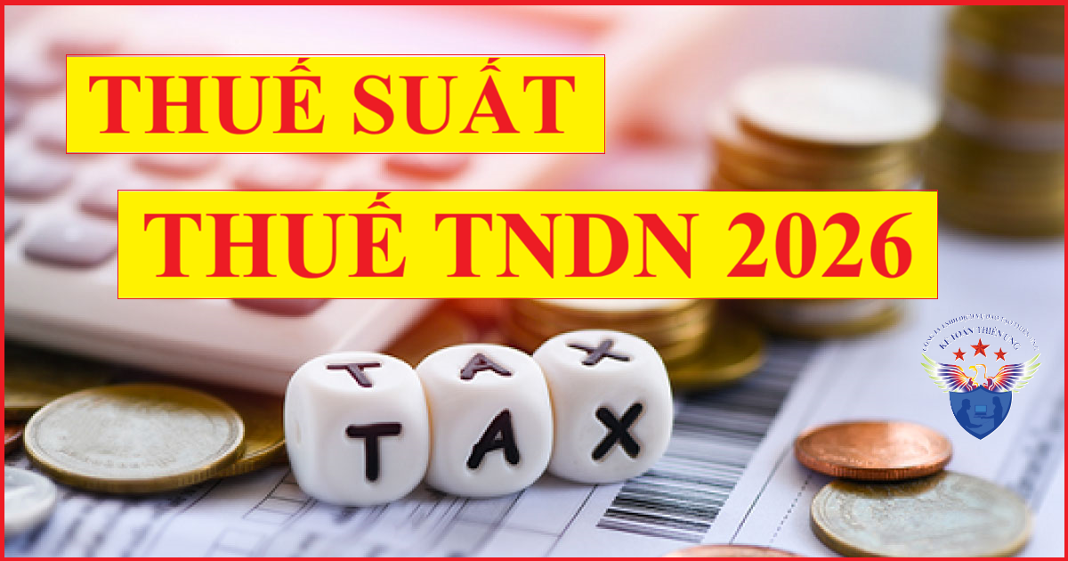 Thuế suất thuế thu nhập doanh nghiệp năm 2026