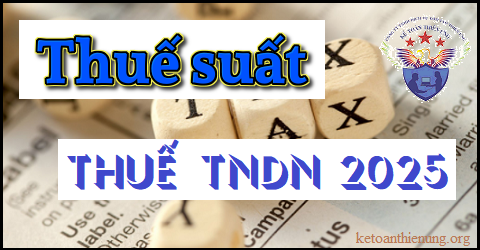 Thuế suất thuế thu nhập doanh nghiệp năm 2025